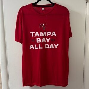 Red Tampa Bay Buccaneer’s Graphic T-Shirt